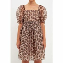 Endless Rose Organza Leopard Dress Dresses