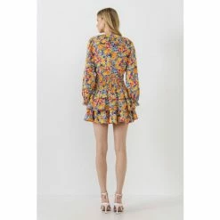 Endless Rose Front Wrap Floral Top Tops Blue -Endless Rose Shop unnamed file 1228