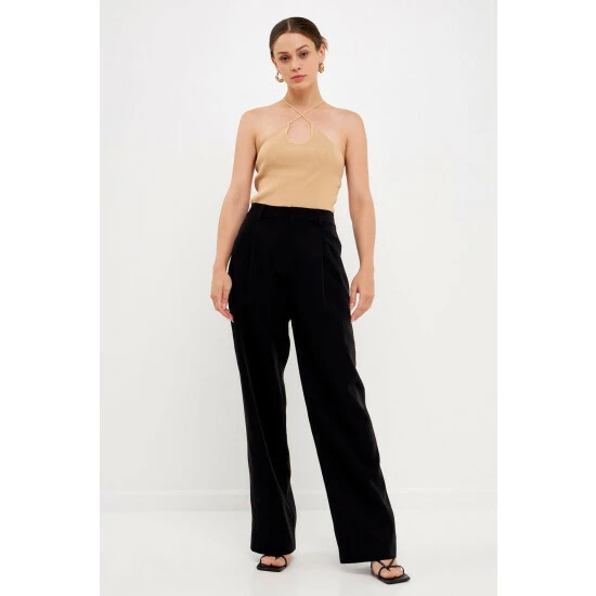 Endless Rose Classic Suit Trousers Bottoms Berry Violet - Image 6