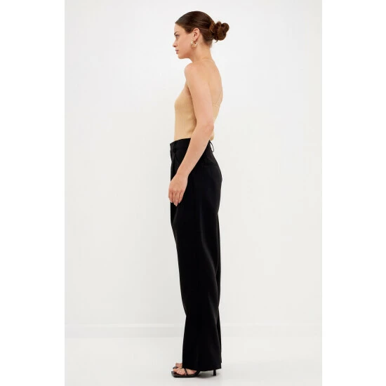 Endless Rose Classic Suit Trousers Bottoms Berry Violet - Image 7