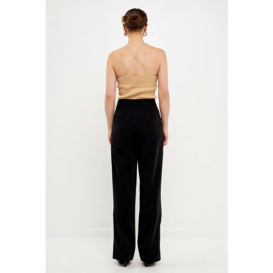 Endless Rose Classic Suit Trousers Bottoms Berry Violet - Image 8