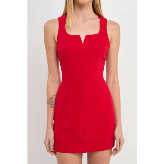 Endless Rose Structured Mini Dress Dresses