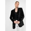 Endless Rose Oversized Velvet Blazer Coats, Jackets & Blazers Gold