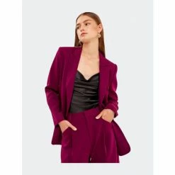 Endless Rose Single Breasted Blazer Coats, Jackets & Blazers Berry Violet