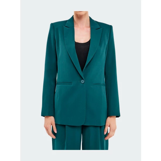 Endless Rose Single Breasted Blazer Coats, Jackets & Blazers Berry Violet - Image 9