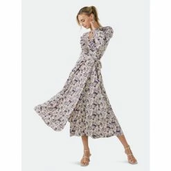 Endless Rose Wrap Style Maxi Dress Dresses Beige