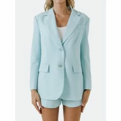 Endless Rose Everyday Blazer Coats, Jackets & Blazers Lilac -Endless Rose Shop unnamed file 1955
