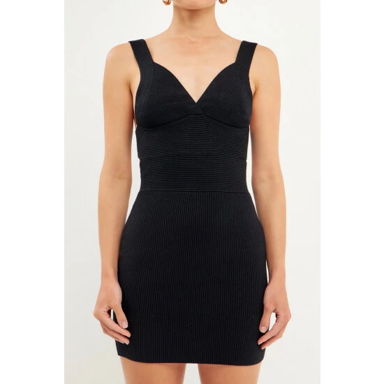 Endless Rose Soft Touch Bralette Bodycon Dresses Lime - Image 5