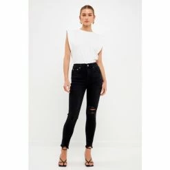 Endless Rose Destroyed Skinny Jeans Jeans & Denim