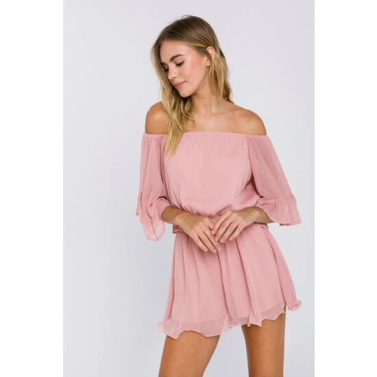 Endless Rose Ruffled Sleeve Romper Jumpsuits & Rompers Yellow - Image 9