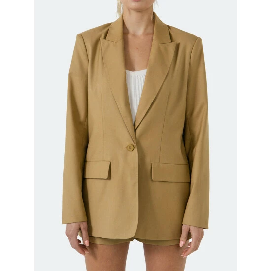 Endless Rose Single Breasted Blazer Coats, Jackets & Blazers Pistachio - Image 3