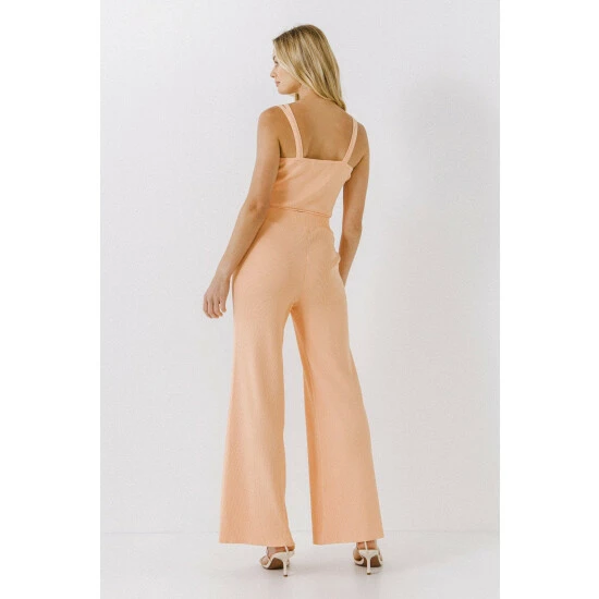 Endless Rose Knitted Crop Top Tops Cream - Image 7