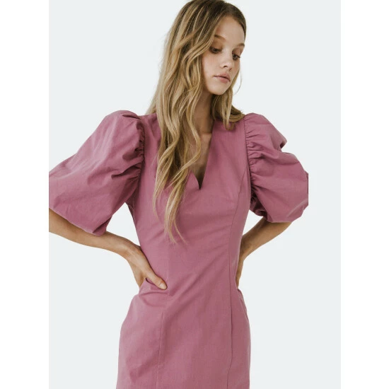 Endless Rose Puff Sleeve Mini Dress Dresses Black - Image 3