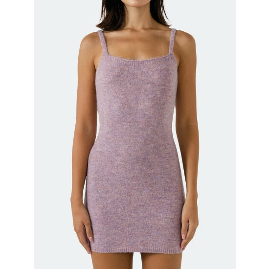 Endless Rose Knit Mini Dress Dresses Brown - Image 8