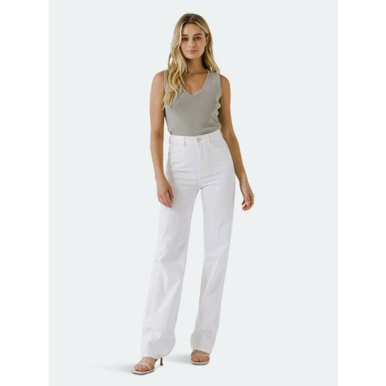 Endless Rose Sleeveless V-neck Top Tops Black - Image 8