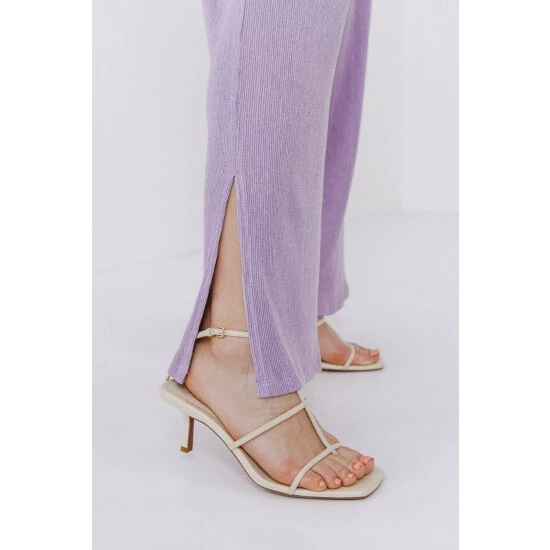 Endless Rose Pleated Pants Purple - Image 5