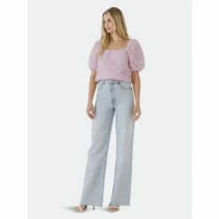 Endless Rose Mesh Fabric Floral Shape Top Tops Lilac -Endless Rose Shop unnamed file 3061
