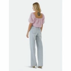Endless Rose Mesh Fabric Floral Shape Top Tops Lilac -Endless Rose Shop unnamed file 3062