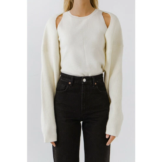 Endless Rose Knit Set Sweatshirts & Sweaters Black - Image 5