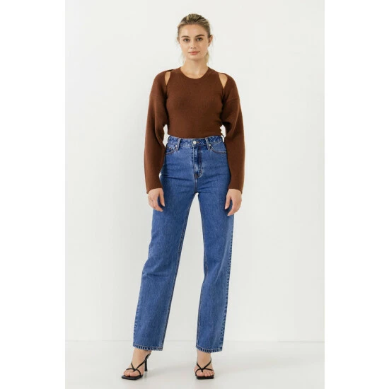 Endless Rose Knit Set Sweatshirts & Sweaters Black - Image 10