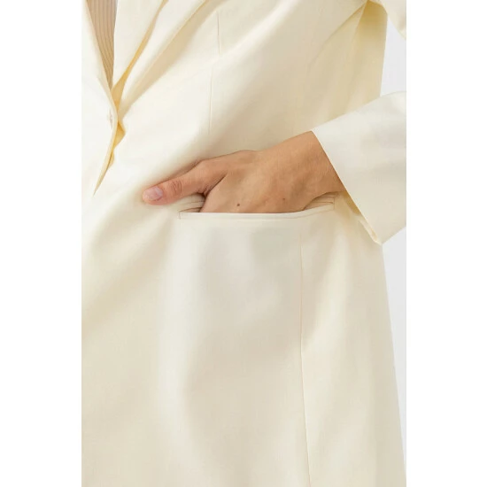 Endless Rose Oversized Blazer Coats, Jackets & Blazers Ivory - Image 3