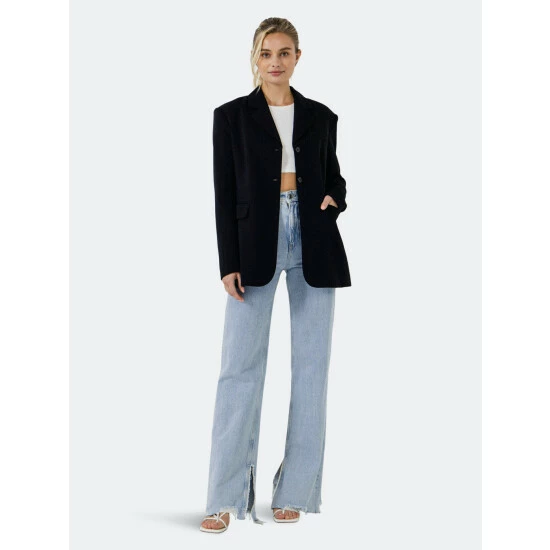 Endless Rose Oversized Blazer Coats, Jackets & Blazers Black 2 Endless Rose Oversized Blazer Coats, Jackets & Blazers Black - Image 2