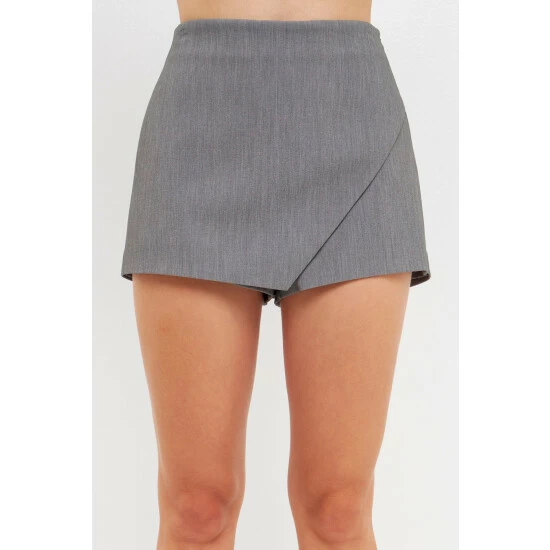 Endless Rose Single Wrap Skort Skirts Purple - Image 9