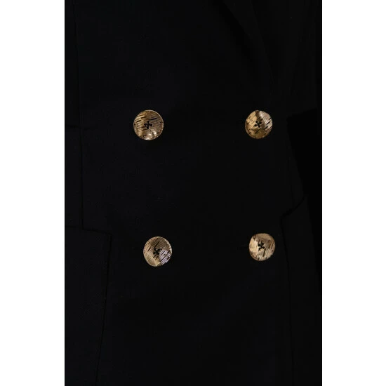 Endless Rose Open Back Blazer Romper Jumpsuits & Rompers Black 2 Endless Rose Open Back Blazer Romper Jumpsuits & Rompers Black - Image 2