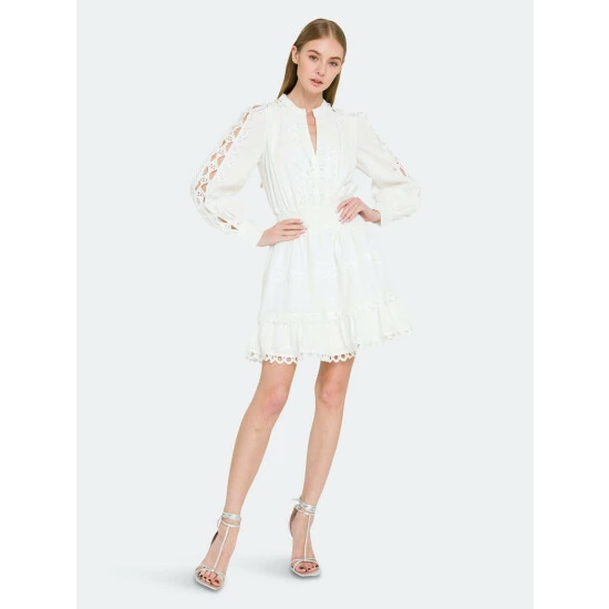 Endless Rose Lace Trim Detail Dress Dresses Black - Image 6