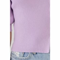 Endless Rose Puff Short Sleeve Button Front Sweater Top Tops Lilac 11 Endless Rose Puff Short Sleeve Button Front Sweater Top Tops Lilac -Endless Rose Shop unnamed file 848