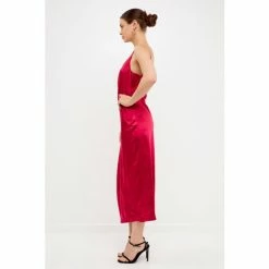 Endless Rose Wrap Over Satin Slip Dress - Rouge Dresses 6 Endless Rose Wrap Over Satin Slip Dress - Rouge Dresses -Endless Rose Shop unnamed file 860