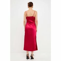 Endless Rose Wrap Over Satin Slip Dress - Rouge Dresses 7 Endless Rose Wrap Over Satin Slip Dress - Rouge Dresses -Endless Rose Shop unnamed file 861