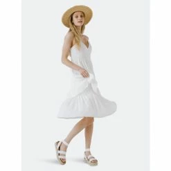 Endless Rose Two Tiered Midi Dress Dresses Off White