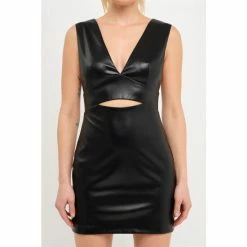 Endless Rose Stretch PU Cut-Out Mini Dress Dresses Black 9 Endless Rose Stretch PU Cut-Out Mini Dress Dresses Black -Endless Rose Shop unnamed file 958